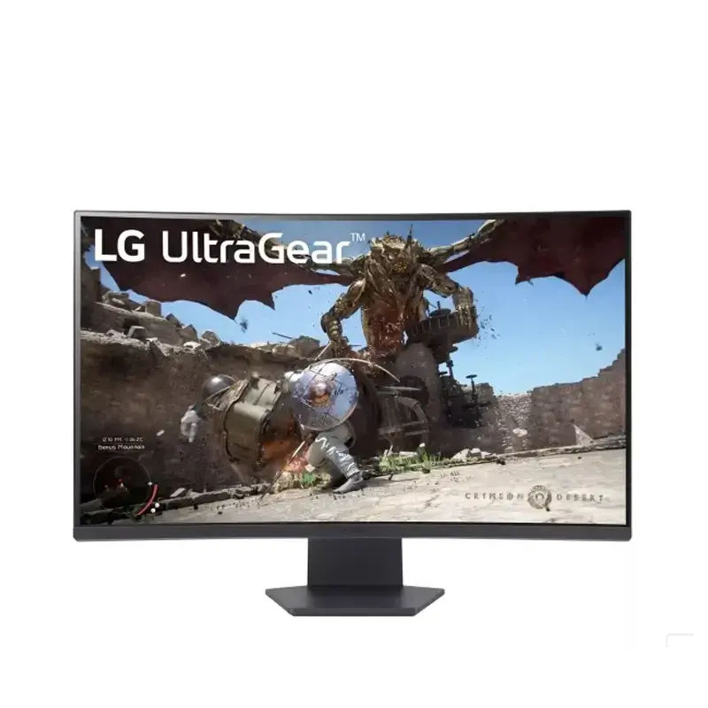 مانیتور خمیده گیمینگ 32 اینچ ال جی مدل 32GS60QC-B